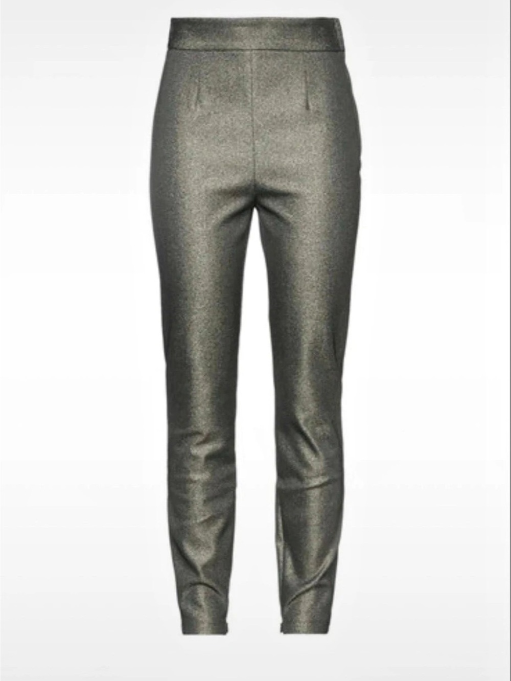 Dolce & Gabbana Cropped Trousers IT38 US2 UK6 XS Glitter Made in Italy